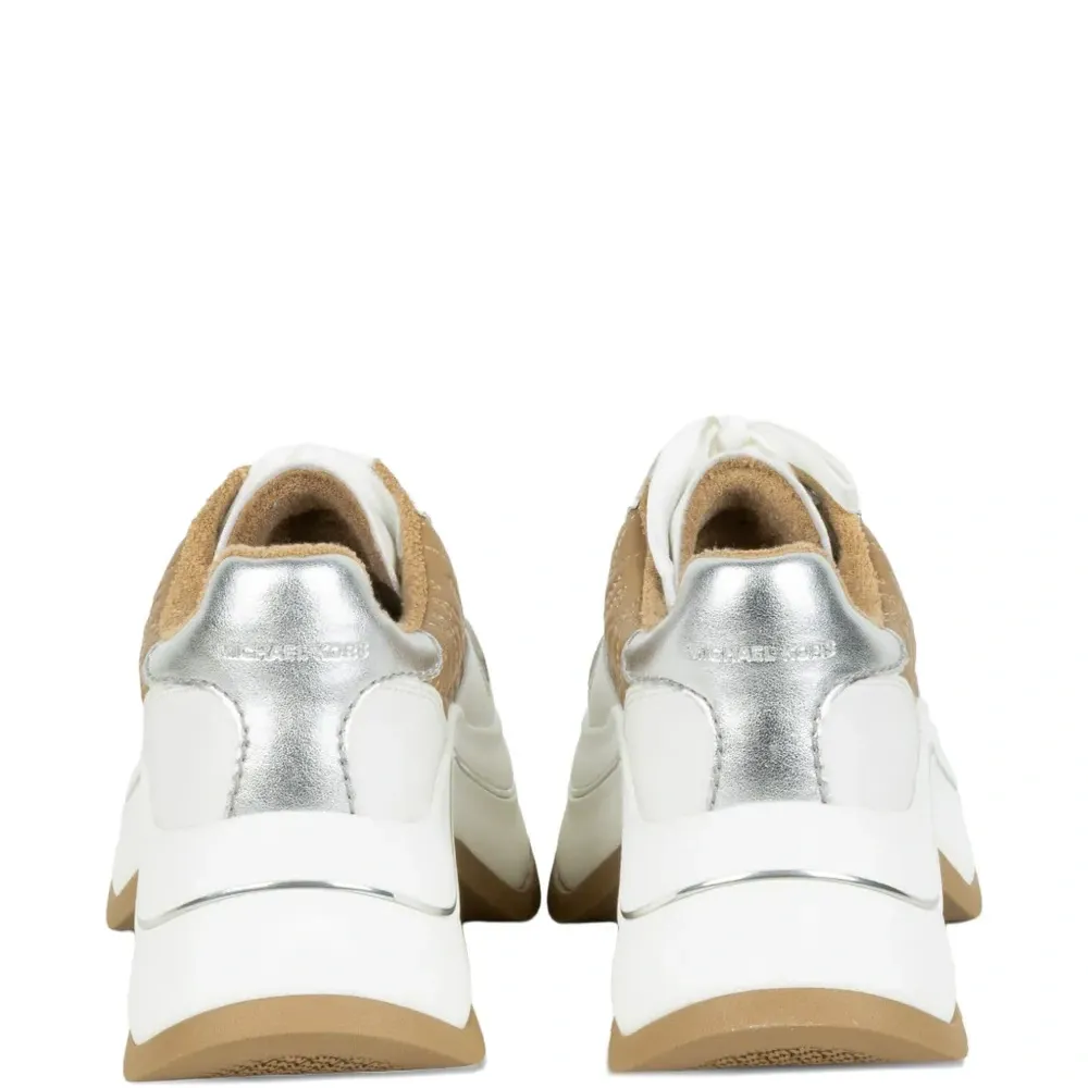 Стеганые кроссовки на платформе