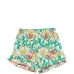 Шорты с цветочным принтом и оборками