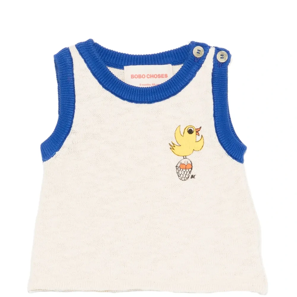 Топ с принтом "Летающие апельсины"