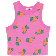 Топ с принтом мандаринов