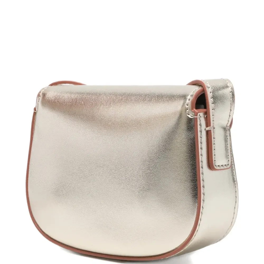 Сумка на плечо с нашивкой-логотипом