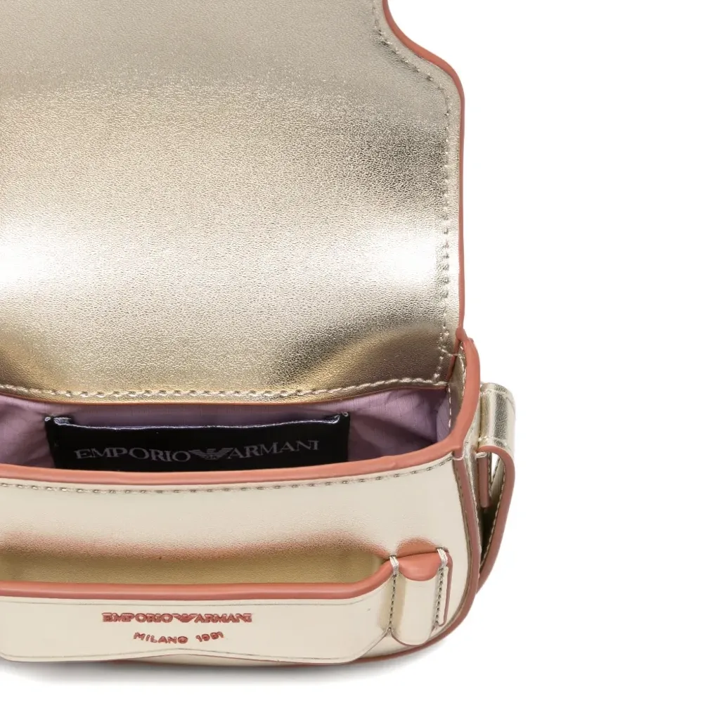 Сумка на плечо с нашивкой-логотипом