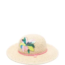 Шляпа с цветочным украшением из пайеток