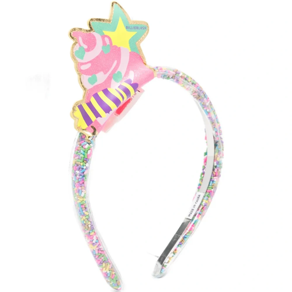 Ободок с декором в виде кексика