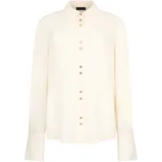 Рубашка с манжетами на пуговицах с логотипом Рубашка с манжетами на пуговицах с логотипом