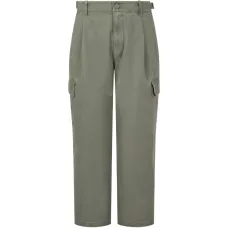 Карго-брюки с отделкой защипами