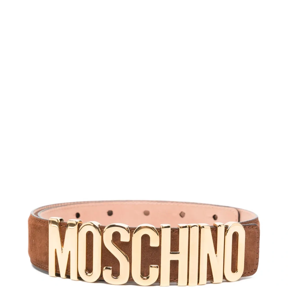 Кожаный ремень с логотипом