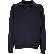 Свитер с воротником поло