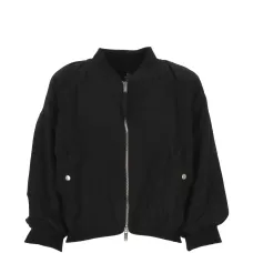 Укороченная бомбер-куртка