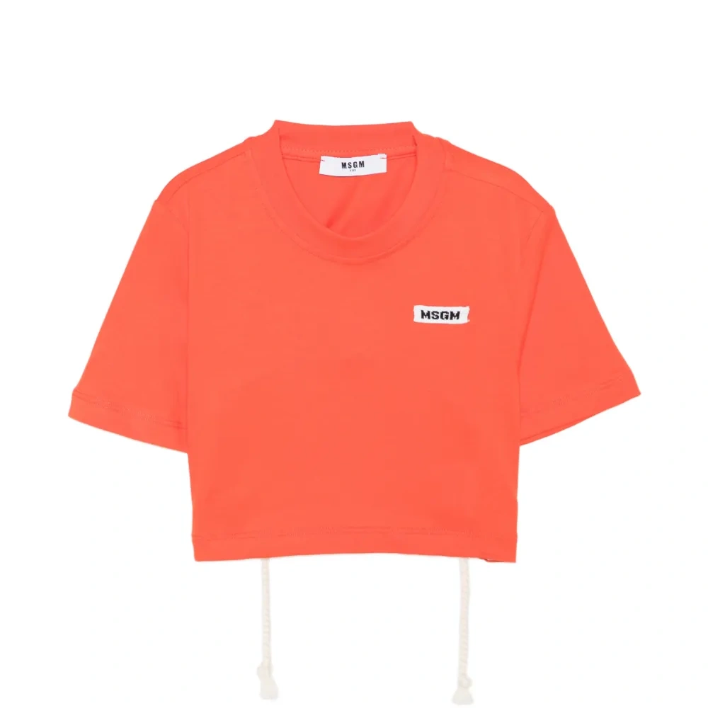 Футболка с нашивкой-логотипом