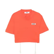 Футболка с нашивкой-логотипом