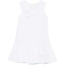 Платье с вышивкой англез и бантом Платье с вышивкой англез и бантом