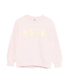 Свитшот с логотипом и круглым вырезом