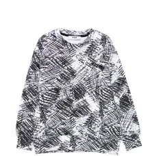 Топ с длинными рукавами и узором