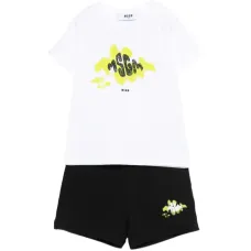 Комплект с шортами с графическим принтом