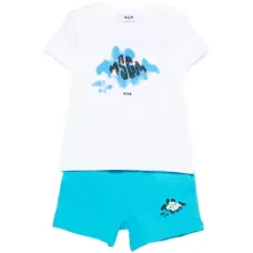 Комплект с принтом (шорты и верх)