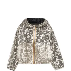 Куртка с капюшоном и принтом