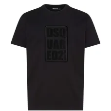 Футболка с тиснением и круглым вырезом