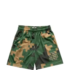 Спортивные шорты с камуфляжным принтом