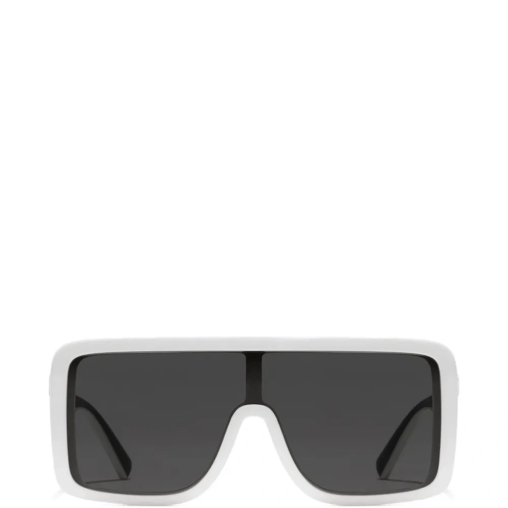 Солнцезащитные очки с прямоугольной оправой и логотипом