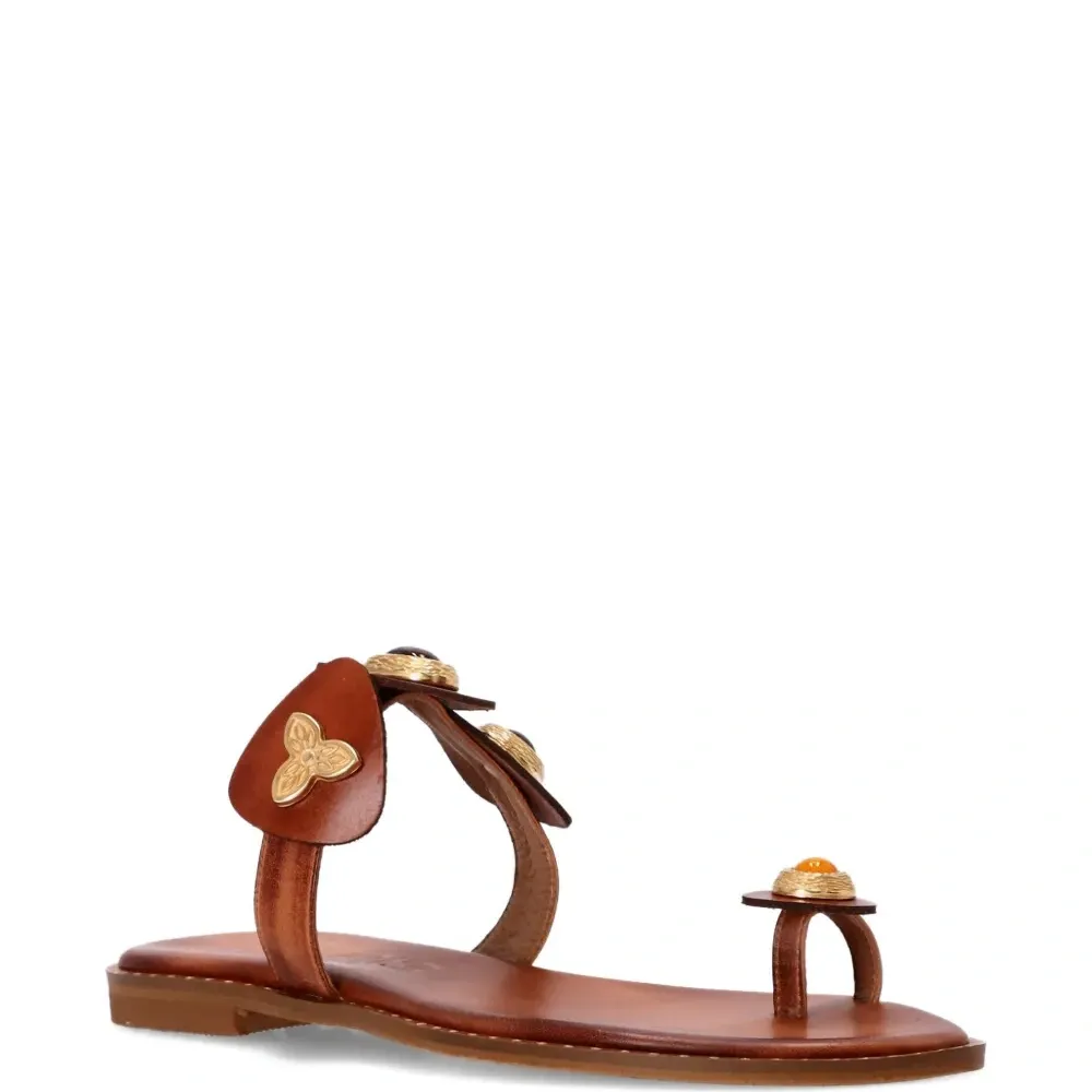 Сандалии Alkyone с цветочной аппликацией Сандалии Alkyone с цветочной аппликацией