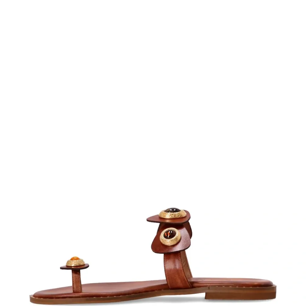 Сандалии Alkyone с цветочной аппликацией Сандалии Alkyone с цветочной аппликацией