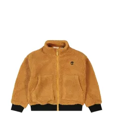 Кардиган из плюшевого материала на молнии