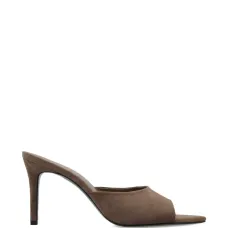 Бархатные босоножки на каблуке Belle