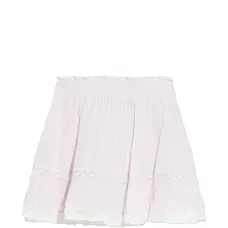 Плиссированная мини-юбка Gloriana с кружевной отделкой