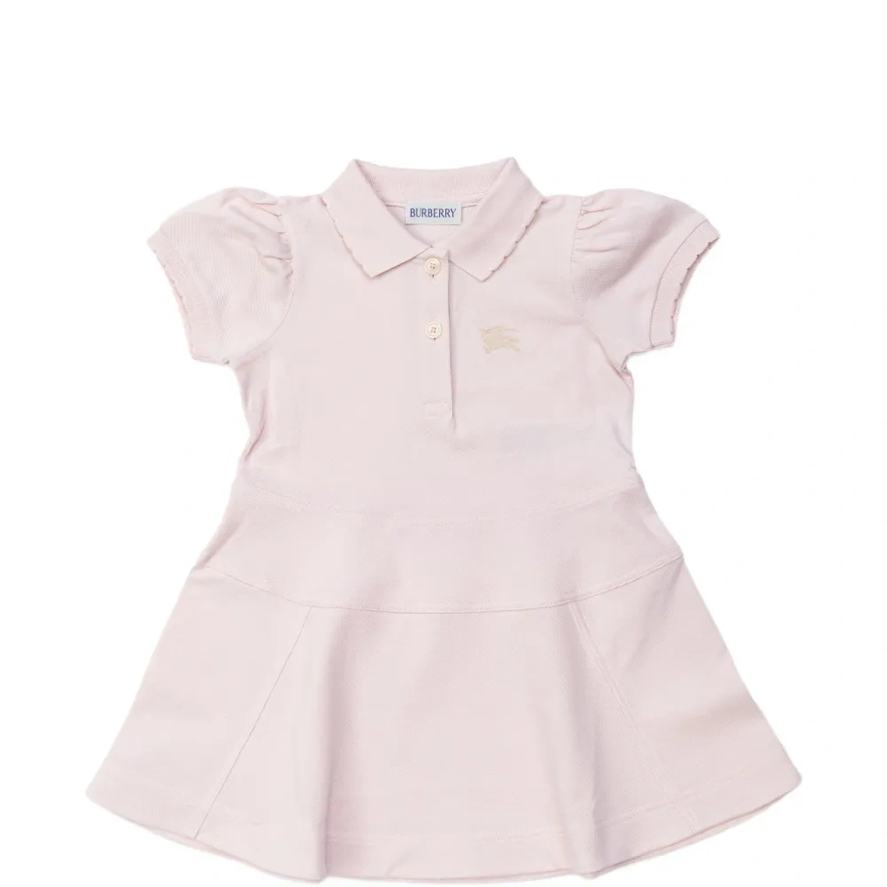 Платье-поло с рукавами-буфами