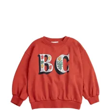 Свитшот с заниженной линией плеч и круглым вырезом