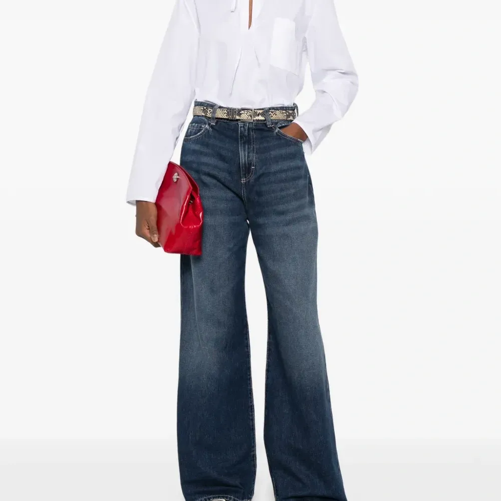 Блузка Florence с галстуком-воротником и накладными карманами