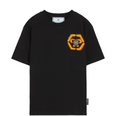 Футболка с нашивкой-логотипом