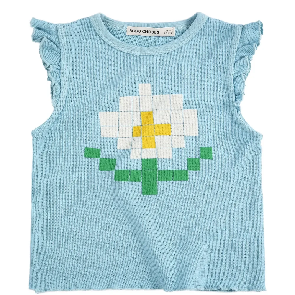 Топ Pixel Daisy с оборками