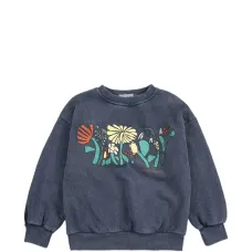 Свитшот с флористическим графическим принтом Herbalist