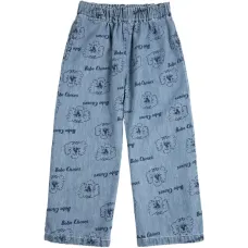 Джинсы с принтом и эластичным поясом Pickles The Dog