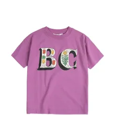 Футболка с короткими рукавами и цветочным принтом Spring Letters