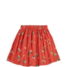 Плиссированная юбка с принтом и эластичным поясом "Фермерское приключение"