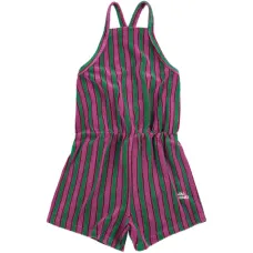 Комбинезон из полосатого махрового материала