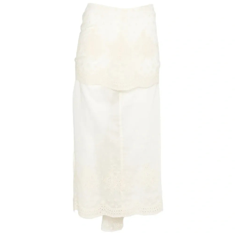 Вышитая макси-юбка