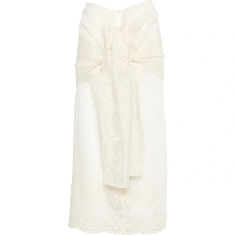 Вышитая макси-юбка