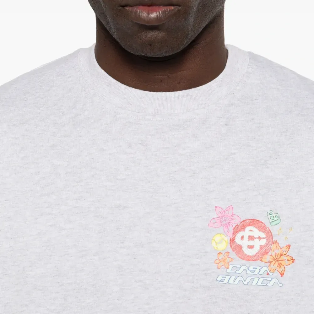 Футболка с принтом логотипа