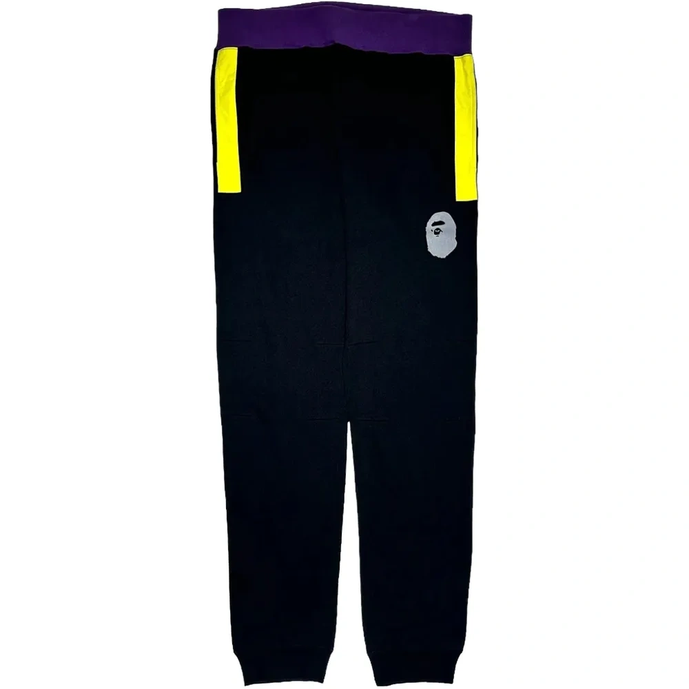 Спортивные штаны в стиле колор-блок