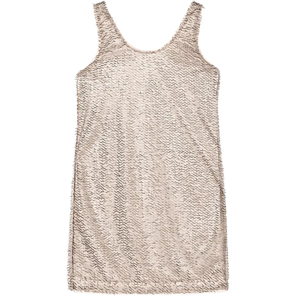 Декорированное платье мини