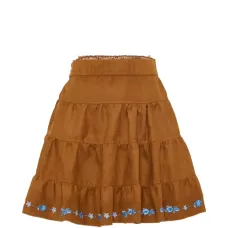 Вышитая многослойная юбка