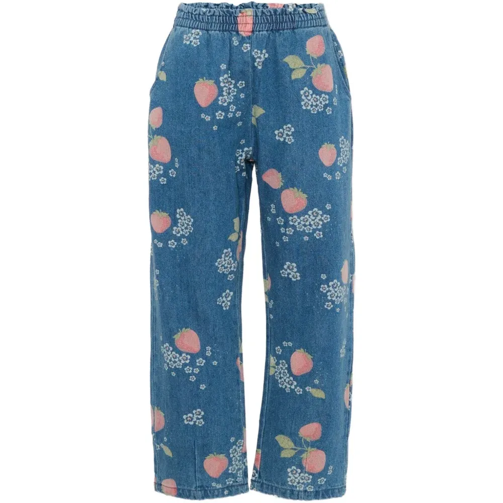 Джинсы "клубника"