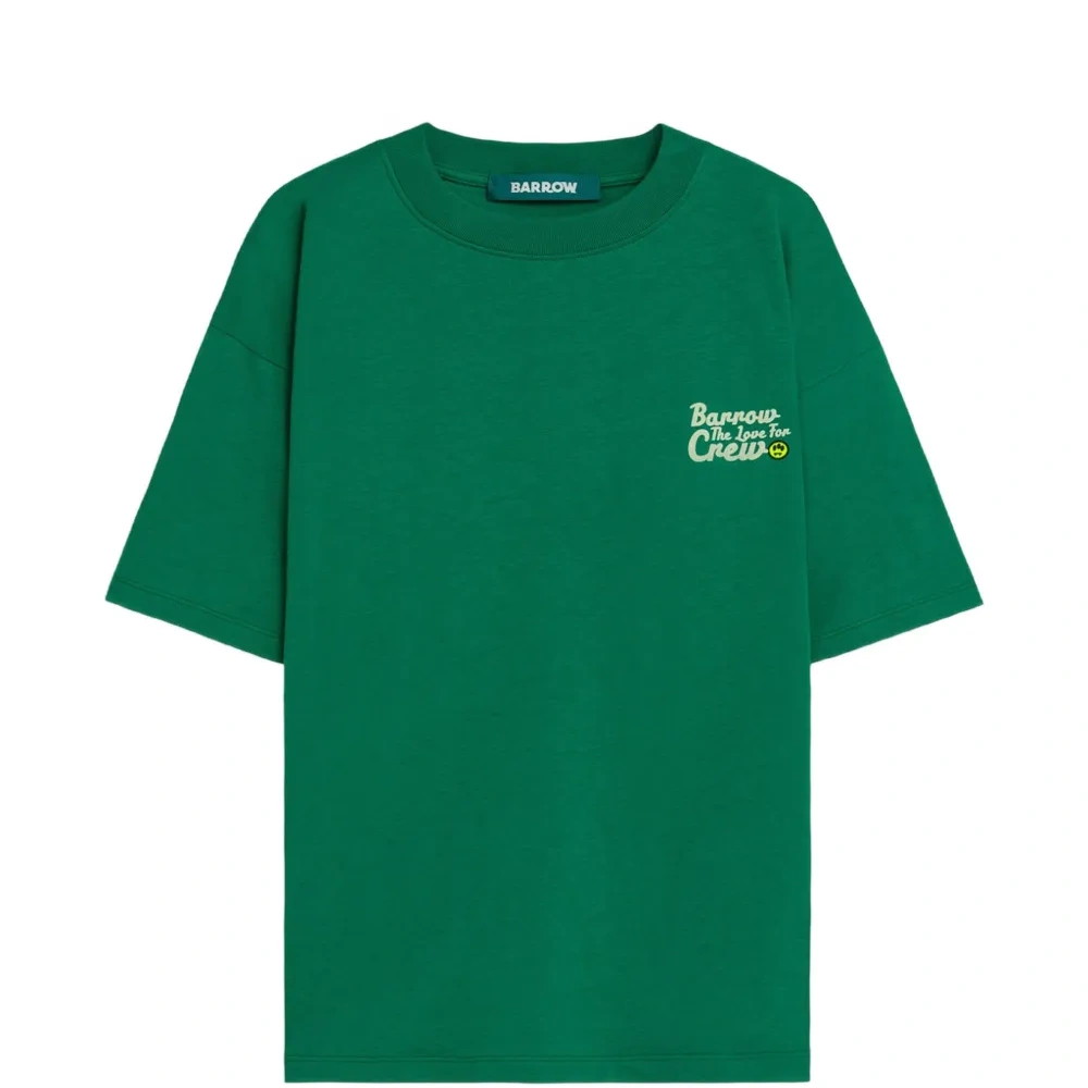 Футболка с круглым вырезом и принтом