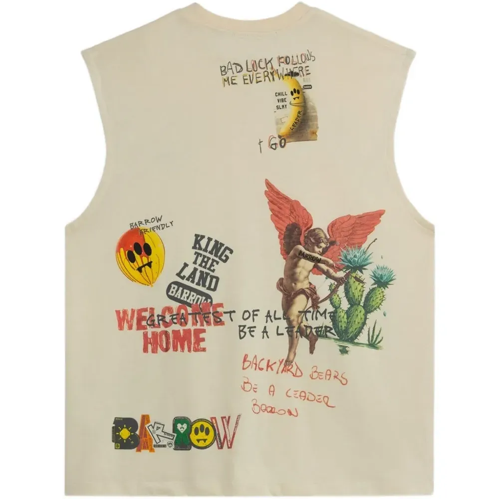 Топ с круглым вырезом и принтом Топ с круглым вырезом и принтом