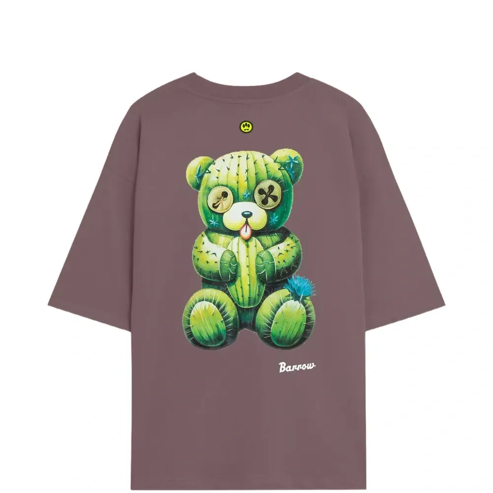 Футболка с круглым вырезом и принтом