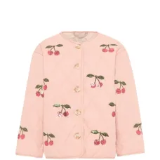 Стеганая куртка цвета вишни Стеганая куртка цвета вишни